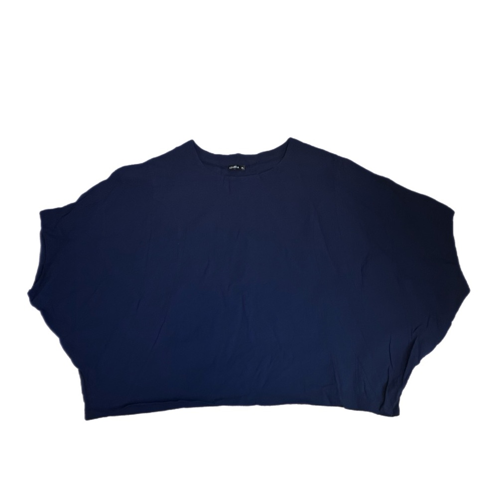 Elegant Navy Women's Short Sleeve Tee - Picture 2 of 2